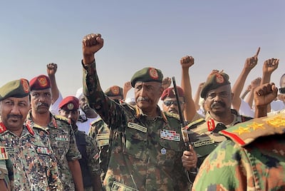 Sudan's de facto ruler and army chief Gen Abdel Fattah Al Burhan. Getty Images