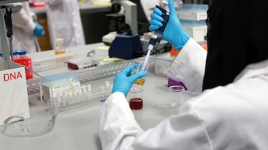 The genomic data is to be used to identify people at risk of developing Alzheimer's disease. Photo: NYU Abu Dhabi