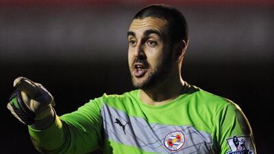 Reading and Australia goalkeeper Adam Federici.