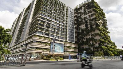 Country Garden headquarters in Foshan, China. The Chinese developer is leaving investors in the dark about the exact date on which its grace period for debt repayment ends. Bloomberg