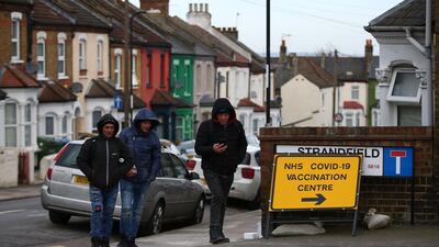 Plumstead, London. More than 20 million people in the UK have now received their first vaccine dose. Getty Images