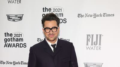 'Schitt's Creek' star Dan Levy arrives. AFP