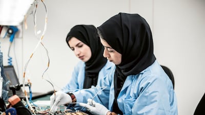 The UAE government wants to ensure young Arabs have the skills and training to work in a growing space sector. Courtesy: UAE Space Agency