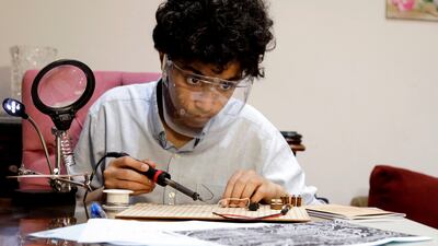 'This saves the environment and reduces traffic,' he says. 'Researchers who work on chemical experiments won't have to buy expensive chemical materials, they can simply carry out their experiments in a virtual lab, in a simulation of what happens in reality.'