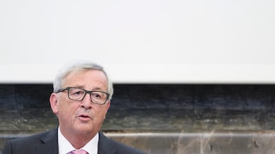 Can the centre hold" European Commission president Jean-Claude Juncker. Manuel Lopez / EPA