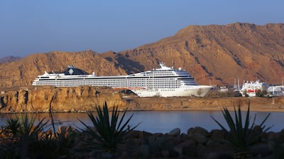 A cruise ship is docked at the international harbour ahead of this year’s United Nations global summit on climate change, known as COP27, in Sharm el-Sheikh, South Sinai, Egypt. When world leaders, diplomats, campaigners and scientists descend on Sharm el-Sheikh in Egypt for talks on tackling climate change, don't expect them to part the Red Sea or perform other miracles that would make huge steps in curbing global warming. AP Photo