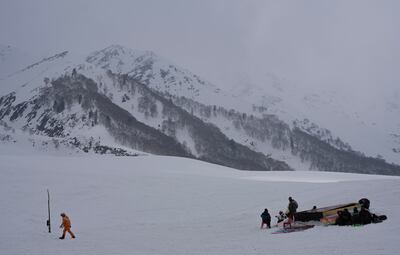 Much of Gulmarg is hilly terrain, in northern Kashmir’s Baramulla district. It is thought to have the potential to become the top spot for winter sports in South Asia. Photo: Wasim Nabi