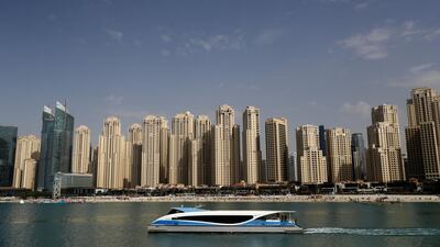 Apartment prices in Jumeirah Beach Residence dropped 15.3 per cent last month. Photo by Francois Nel/Getty Images