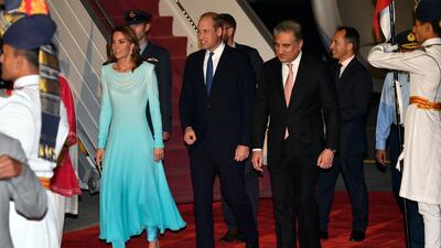Like the Duchess of Cambridge, both Princess Diana and Camilla, Duchess fo Cornwall, have chosen to wear shalwar kameez designs during their past visits to Pakitsan. EPA