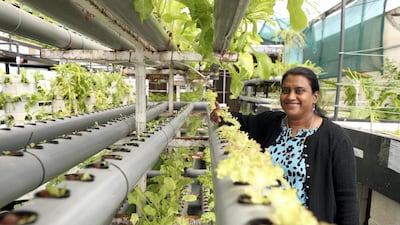 The water is re-circulated and not thrown away so the process requires much less, says Ms Santosh.