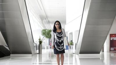 Susan Abulhawa is an American author of Palestinian descent who says her books about occupied Palestine are not political. Lee Hoagland / The National