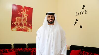 Abdulaziz Humaid said he could not afford to get married without help from the Form an Emirati Family scheme, which funds weddings as long as both spouses are UAE nationals. Pawan Singh / The National