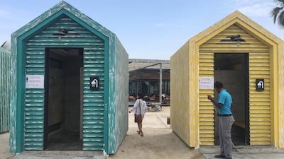 Book a private cabana at Sea Breeze, the sandy beachfront, and enjoy a relaxing or a fun-filled day with something for everyone. Antonie Robertson / The National