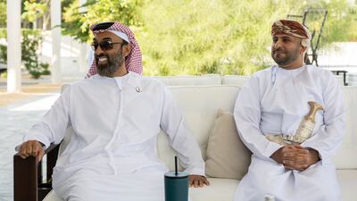 Sheikh Tahnoun bin Zayed, Deputy Ruler of Abu Dhabi and National Security Adviser, attends the meeting