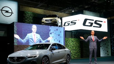 The new Opel Insignia GSI. Ralph Orlowski / AP Photo