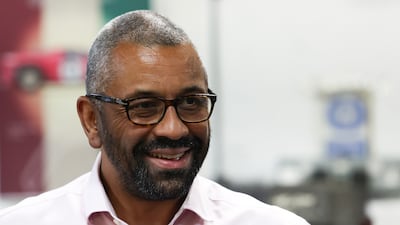 Britain's former home secretary James Cleverly is seeking the top Tory job. Getty Images