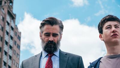 Barry Keoghan’s character torments Colin Farrell’s Dr Murphy in ‘The Killing of a Sacred Deer’. Courtesy Diff