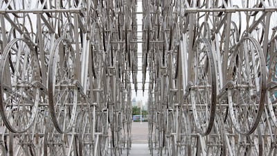 It's also well travelled – having been installed in other major centres for set periods of time, such as Austin, Texas, and Rio de Janeiro, Brazil. Victor Besa / The National