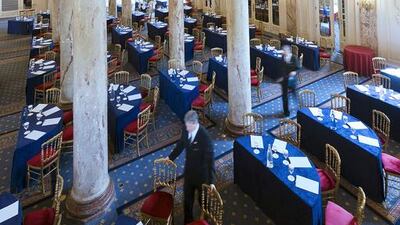 The Grand Salon at Carlton Intercontinental Hotel. Courtesy InterContinental Hotels Group