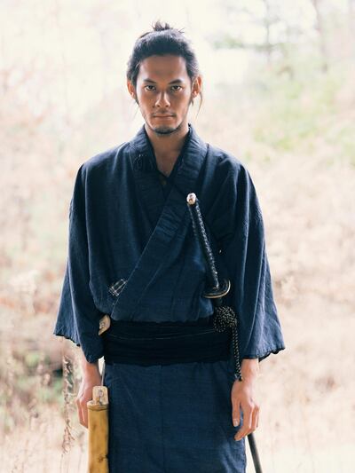 Portrait of a Samurai warrior. Getty