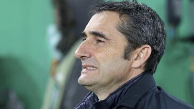 Ernesto Valverde resigned as Athletic Bilbao manager. He is Luis Enrique's replacement at Barcelona. Ronald Zak / AP Photo