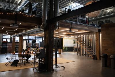 Offices renovated by real estate developer Toby Moskovits.