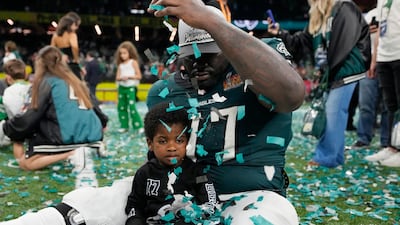 Philadelphia Eagles offensive tackle Mekhi Becton. AP