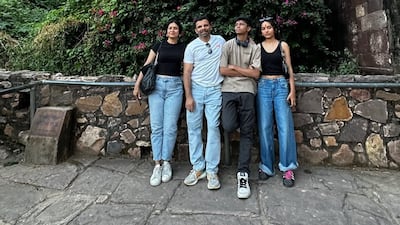 Amit Mehta, a cyber security expert, on holiday with his family in Thailand. The Mehta family are among Indians keen to avail of the visa waiver deal. Photo: Amit Mehta