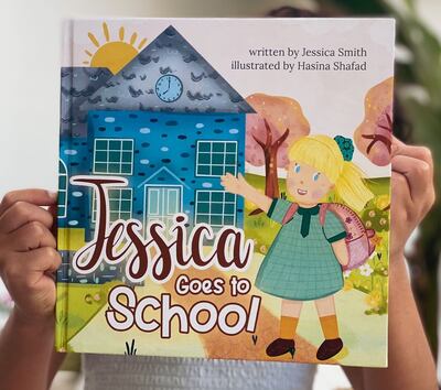 Her new children's book 'Jessica Goes to School'. Photo: Jessica Smith