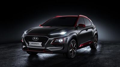 The Hyundai Kona Iron Man Edition. Hyundai