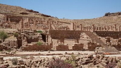 Today the site's famed rose-red temples hewn into the rockface lie empty and silent. AFP