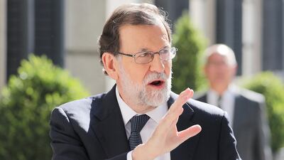 Spanish PM delivers a veiled warning to Catalonia leader over independence REUTERS/Sergio Perez