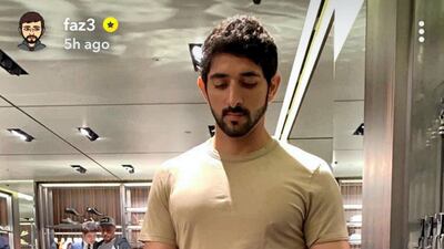 Sheikh Hamdan bin Mohammed, Crown Prince of Dubai, in Seoul, South Korea.