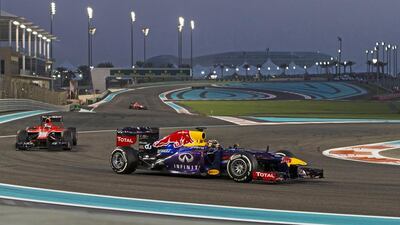 The Abu Dhabi Grand Prix is the only F1 race of the season that runs during the evening.