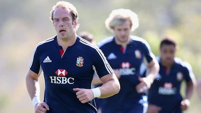 Alun Wyn Jones will lead Wales against Italy on Saturday. David Rogers / Getty Images