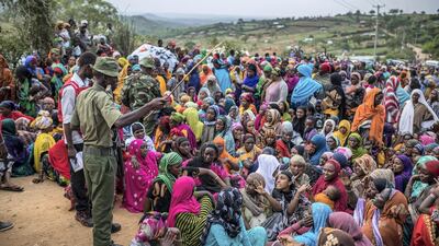 Ethiopian refugee women at a camp in Moyale on the border with Kenya. Ethiopia recently reversed encampment policies and is granting refugees access to education, employment and the justice system. Brian Otieno / AFP