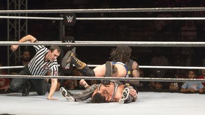 R-Truth vs Bo Dallas at WWE Live Dune Bash. Antonie Robertson/The National