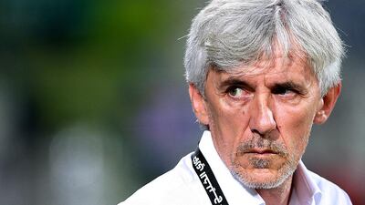 Ivan Jovanovic has managed to get his players to play the kind of football he wants, but is guarded to talk up title chances. Satish Kumar / The National