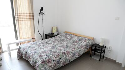 The other bedroom in the apartment.