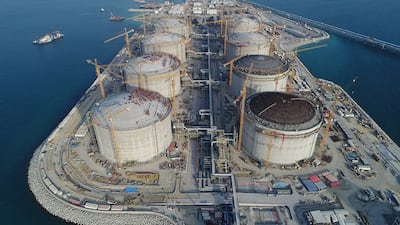 Kuwait's Al Zour oil and gas refinery, in the south of the country. Photo: KIPIC