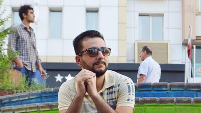 Sami Al Sari, a Syrian man who escaped from the clutches of the Assad regime, is pictured in Istanbul on October 13, 2016. Omar Al Muqdad for The National