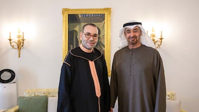 President Sheikh Mohamed meets Moroccan King Mohammed VI in Rabat.