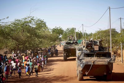 The military in Burkina Faso have been battling armed groups with links to Al Qaeda and ISIS since 2017. AFP