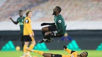 Tanguy Ndombele - 8, Scored after 57 seconds and continued to threaten the Wolves defence throughout his time on the pitch. EPA