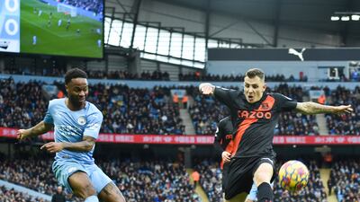 Lucas Digne - 7: Left-back was skinned by Sterling after 12 minutes and it was a fascinating battle between the pair. French left-back then up against another dangerman in Mahrez after break – and only once did the Algerian get the better of him. EPA