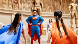 Superman Up and Away, a 'flying roller coaster' is scheduled for completion in 2028. Photo: DCT Abu Dhabi