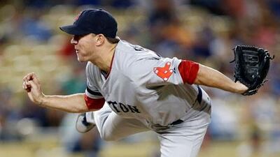 Jake Peavy threw 111 pitches in his 300th big league start, going the distance for the 16th time while striking out five and walking one. Danny Moloshok / Reuters