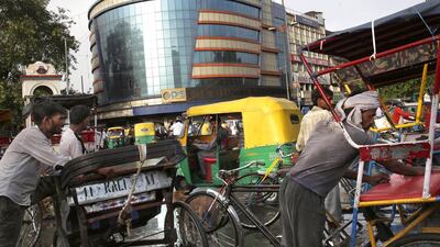 India’s economic growth is expected to outpace that of China’s this year, with the IMF forecasting in April that India’s economy would grow 7.5 per cent. Bernat Armangue / AP Photo