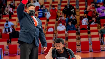 UAE’s Haitham Hanawi won gold at Abu Dhabi World Professional Jiu-Jitsu Championship. Photo: UAEJJF