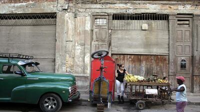 It is estimated that up to 60,000 American cars from the 1950s era are still running in Cuba. Reuters